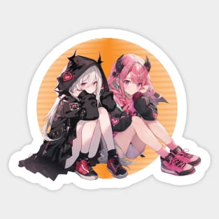 Goth Girls - e girl - Punk Girl Sticker